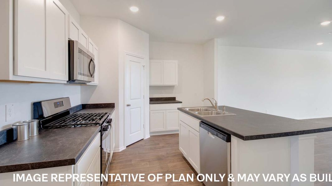 Furnished interior view inside a new home in Wayside, Uhland (Image 5).