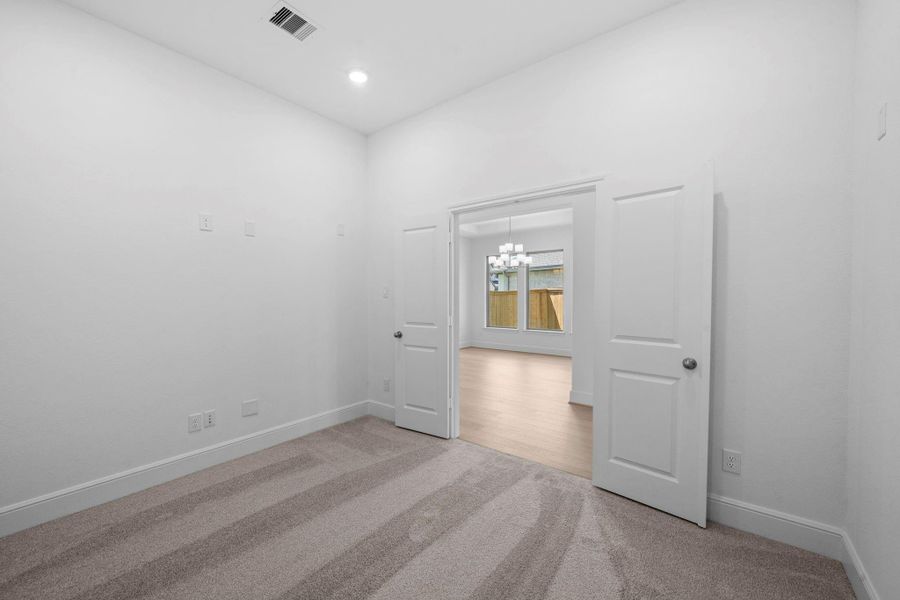 Spacious, unfurnished interior of a new home in Bridgeland, Cypress (Image 14).