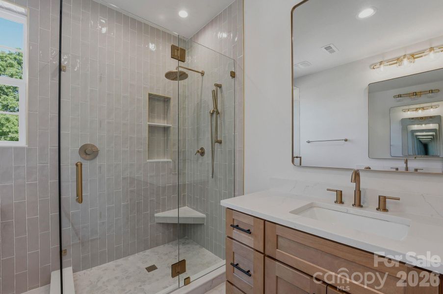 Furnished interior view inside a new home in , Charlotte (Image 9). Furnished interior view inside a new home in , Charlotte (Image 9).