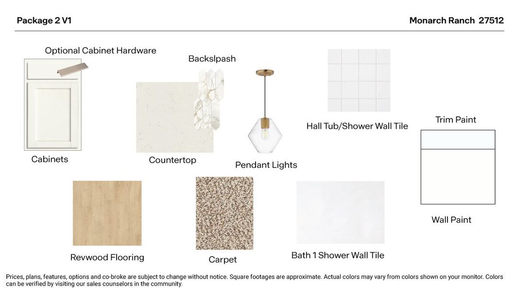 Materials commonly used for homes built from the The Westley by D.R. Horton in Monarch Ranch, Manor (Image 5).
