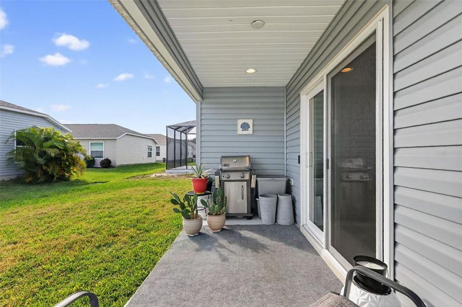 Exterior details and patio area of a home in , The Villages (Image 4).
