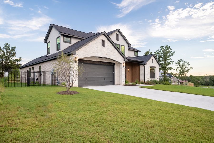 Representative exterior photo of a completed home built from the The Stella by Reece Homes in Traditions, Bryan, TX (Image 32).