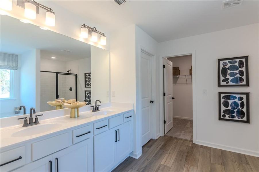 Furnished interior view inside a new home in , Locust Grove (Image 8).