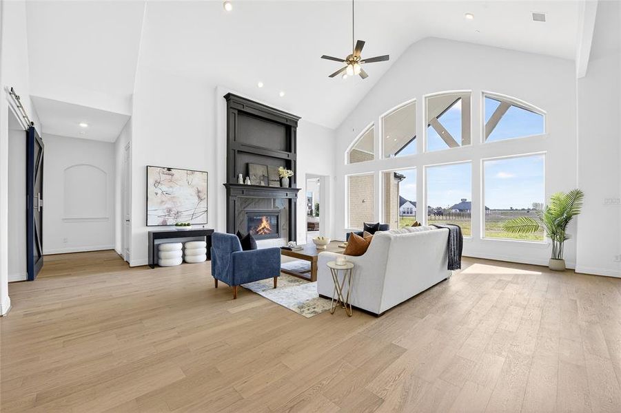 Furnished interior view inside a new home in , Parker (Image 35). Furnished interior view inside a new home in , Parker (Image 35).