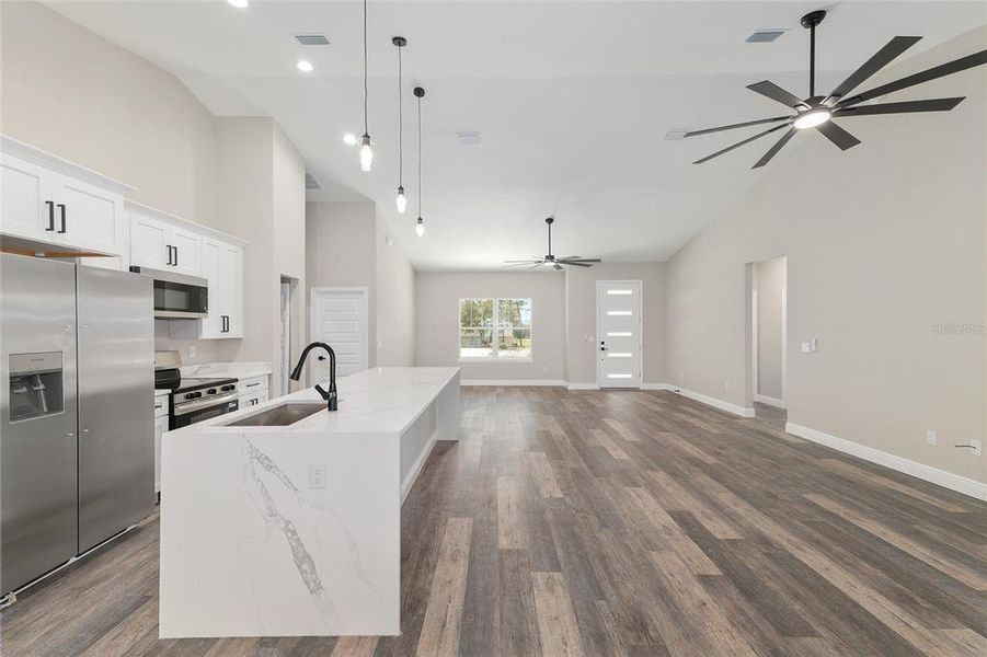 Furnished interior view inside a new home in , Citrus Springs (Image 5).
