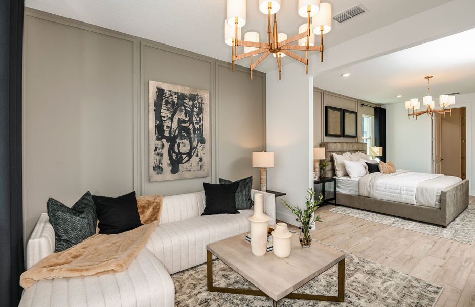 Furnished interior view inside a new home in Riverwood, Zephyrhills (Image 14).