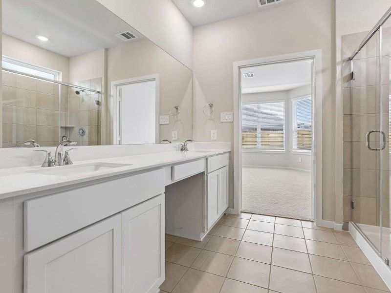 Furnished interior view inside a new home in Heights of Barbers Hill, Baytown (Image 5).