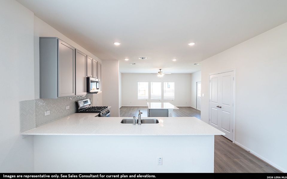 Furnished interior view inside a new home in Swenson Heights, Seguin (Image 4). Furnished interior view inside a new home in Swenson Heights, Seguin (Image 4).