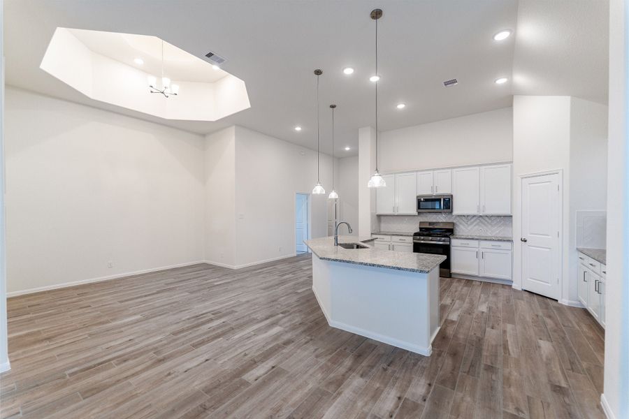 Furnished interior view inside a new home in Harvest Pointe, Needville (Image 3).