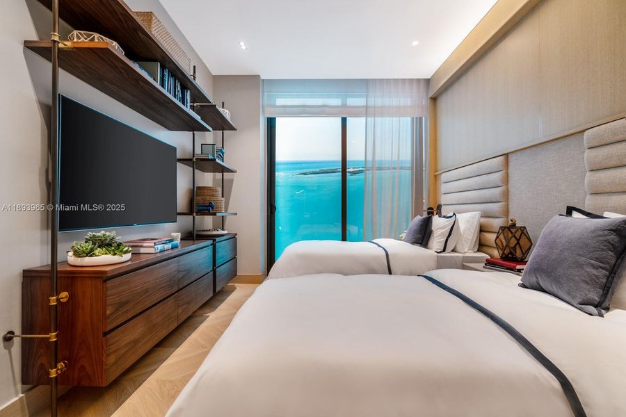 Furnished interior view inside a new home in , Miami (Image 5).