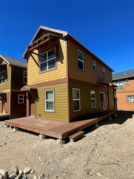 Front exterior of a new home in , Granby, CO, highlighting curb appeal (Image 1). Front exterior of a new home in , Granby, CO, highlighting curb appeal (Image 1).