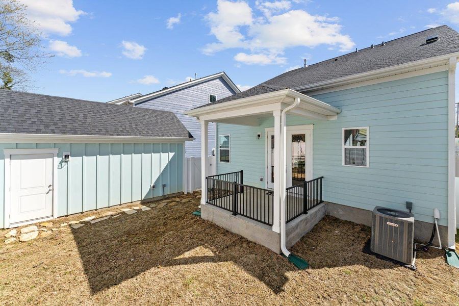 Exterior details of a home in Horry County Homes, Myrtle Beach (Image 4).