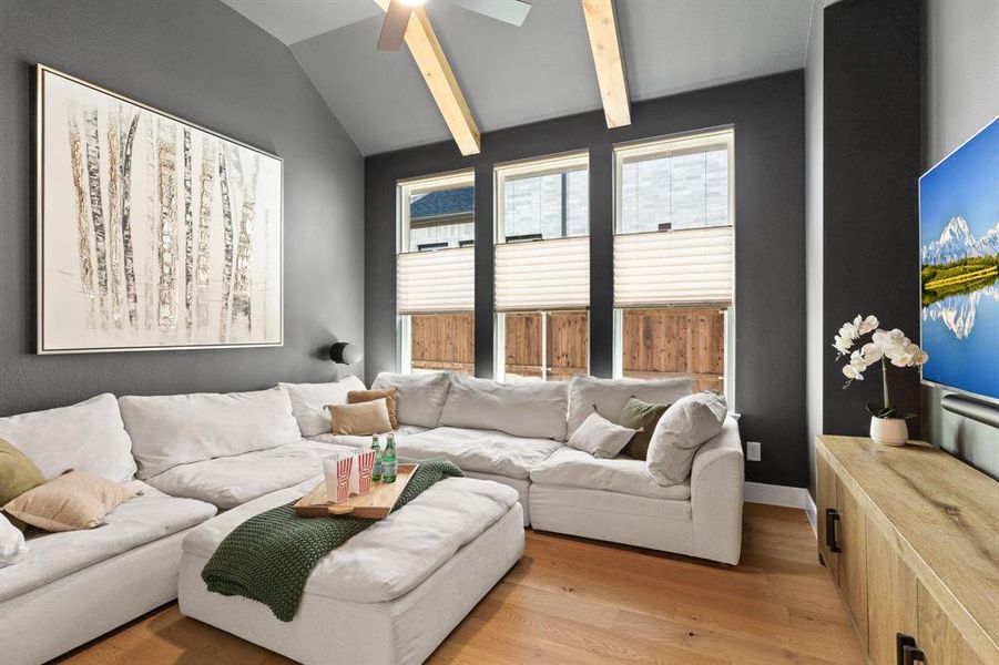 Furnished interior view inside a new home in Mustang Lakes, Celina (Image 26).