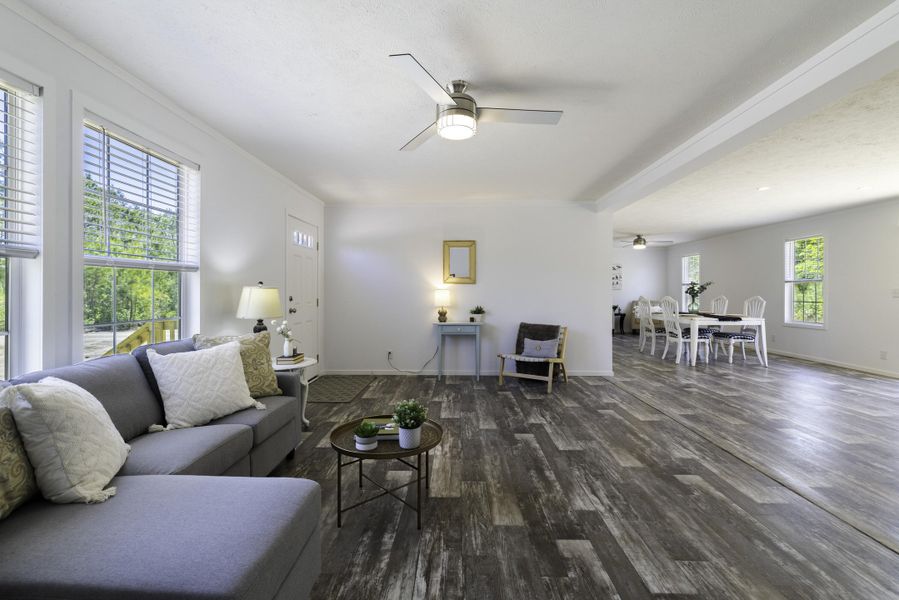 Furnished interior view inside a new home in , Cross (Image 9). Furnished interior view inside a new home in , Cross (Image 9).