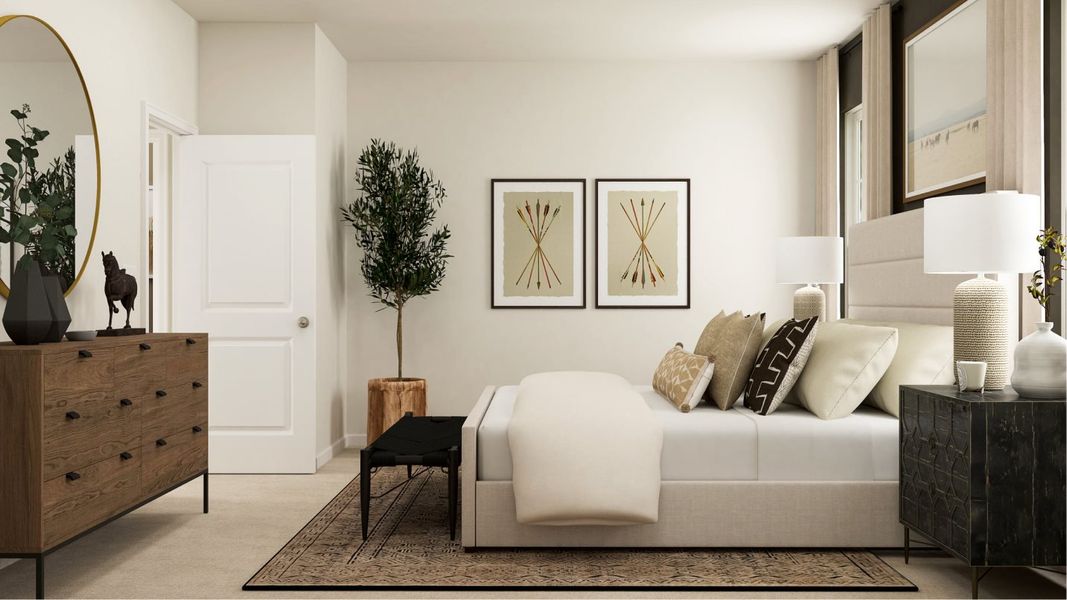 Representative furnished interior of a home built from the Cypress by Lennar in Elizabeth: Arbor, Fort Mill (Image 18).