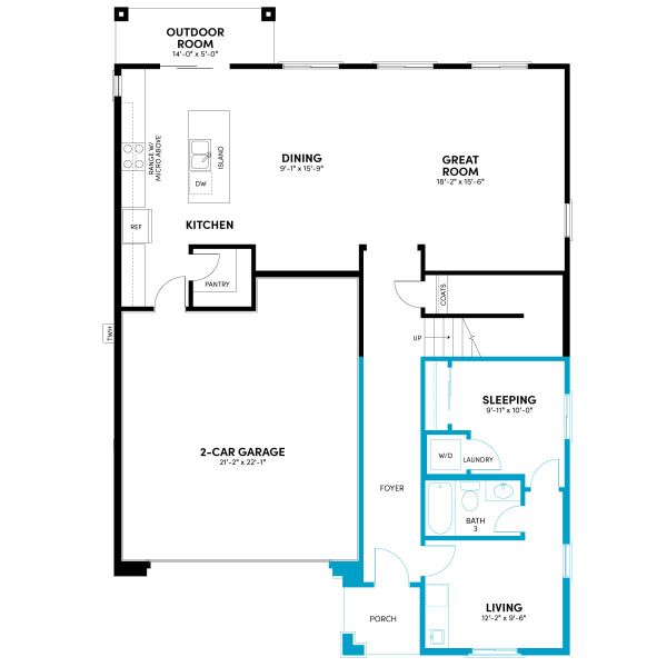 Floor 1: Optional Multi Gen Suite