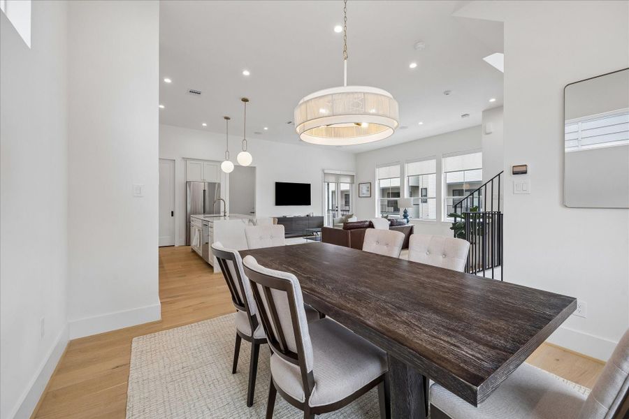 Furnished interior view inside a new home in , Houston (Image 17).