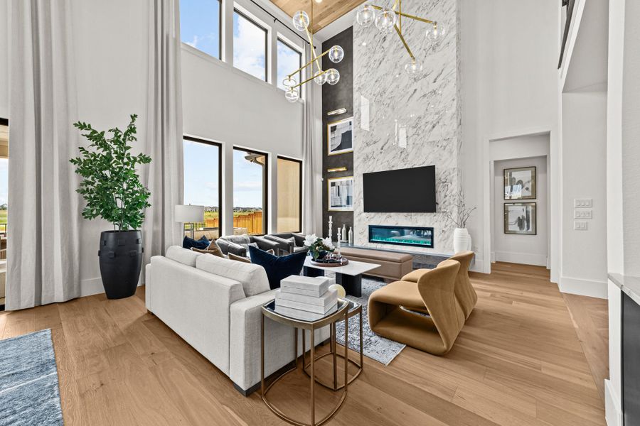 Representative furnished interior of a home built from the Montecarlo by Landon Homes in Signature 74s, Frisco (Image 15).