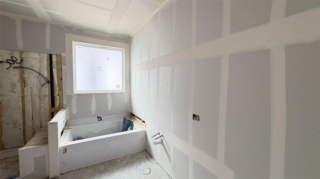 Actual progress of your home.