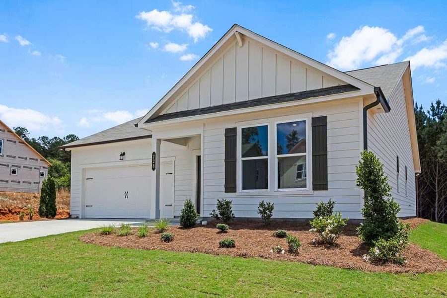 Representative exterior details of a home built from the Moreland by Taylor Morrison in Weatherfield, Buford (Image 3).