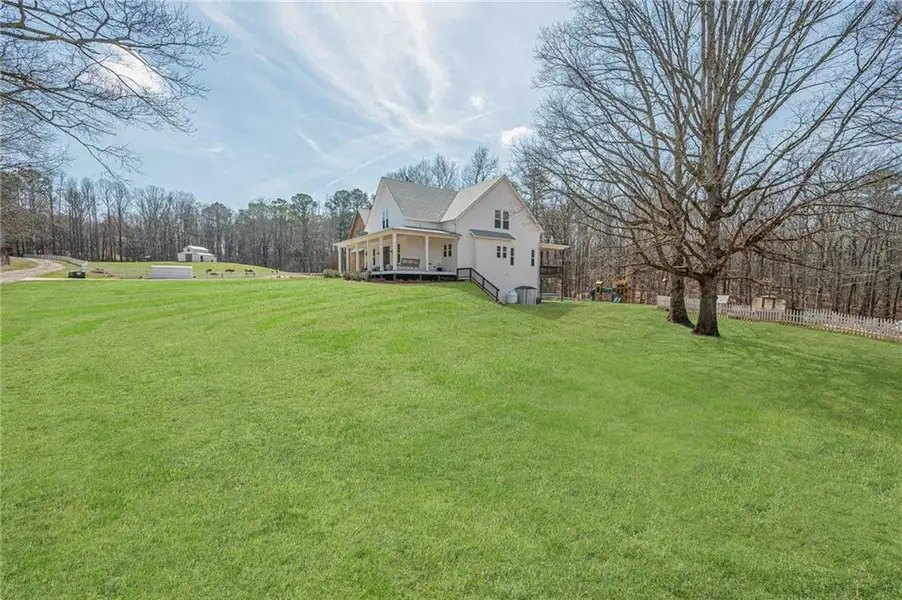 Exterior details and patio area of a home in , Waleska (Image 26).