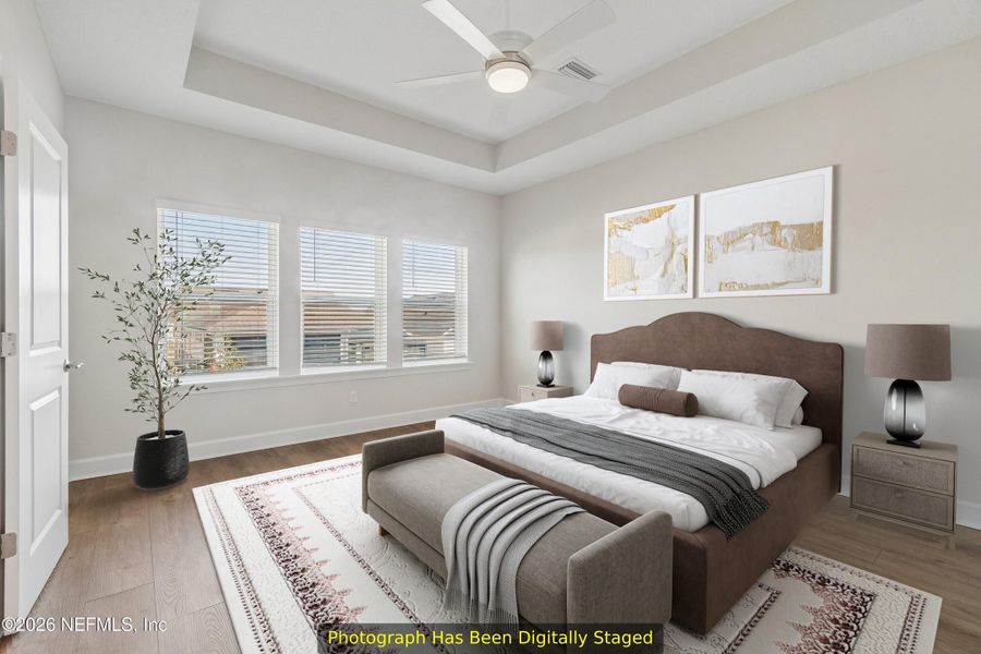 Furnished interior view inside a new home in Granville at eTown 38', Jacksonville (Image 12).