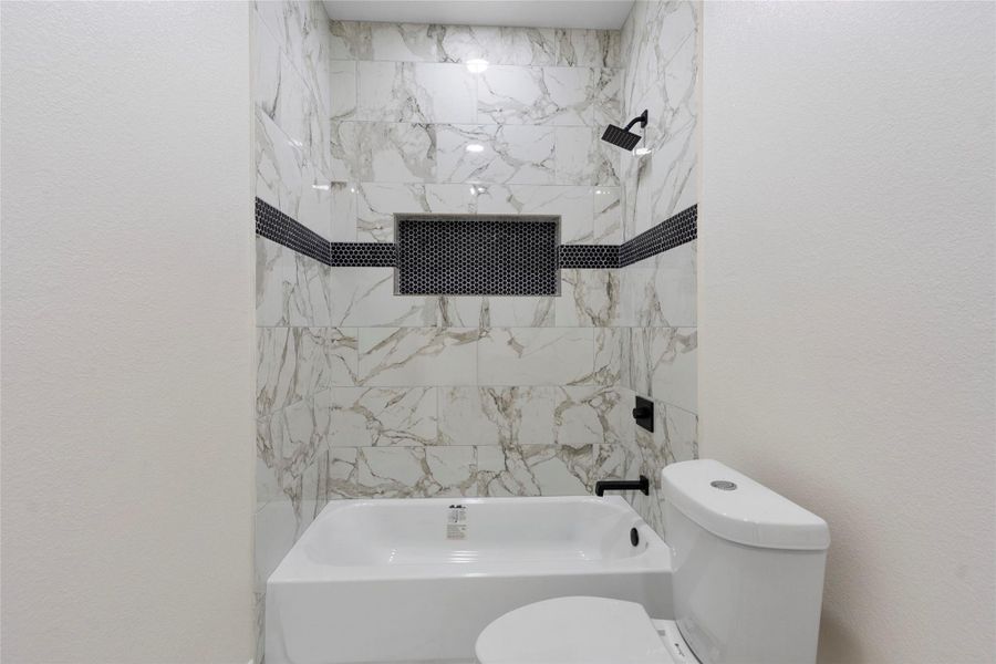 Furnished interior view inside a new home in , Cleveland (Image 27).