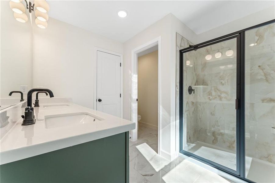 Furnished interior view inside a new home in River Walk Place, Lawrenceville (Image 10).