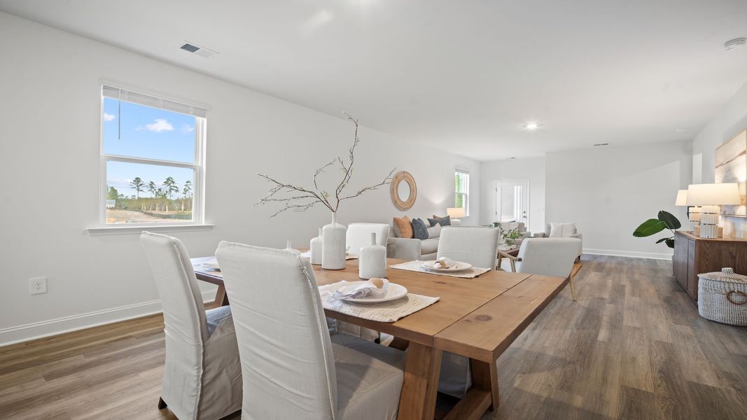 Representative furnished interior of a home built from the Hemingway-Exp by D.R. Horton in The Lakes at North Glynn, Brunswick (Image 9).