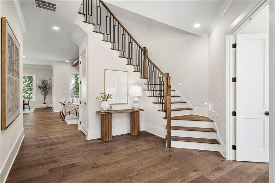 Furnished interior view inside a new home in , Atlanta (Image 7).