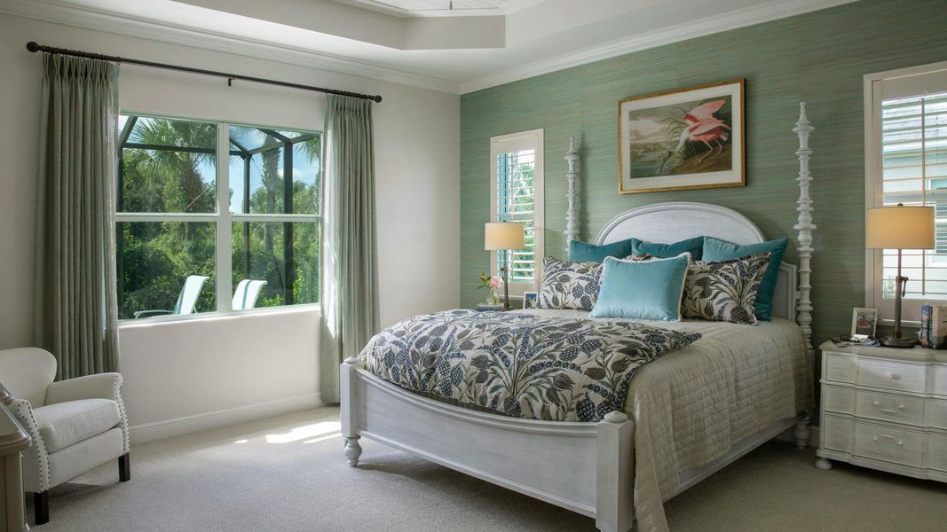 Furnished interior view inside a new home in Canoe Creek Real Estate and Homes for Sale in Parrish, FL - Neal Communities, Parrish (Image 17).