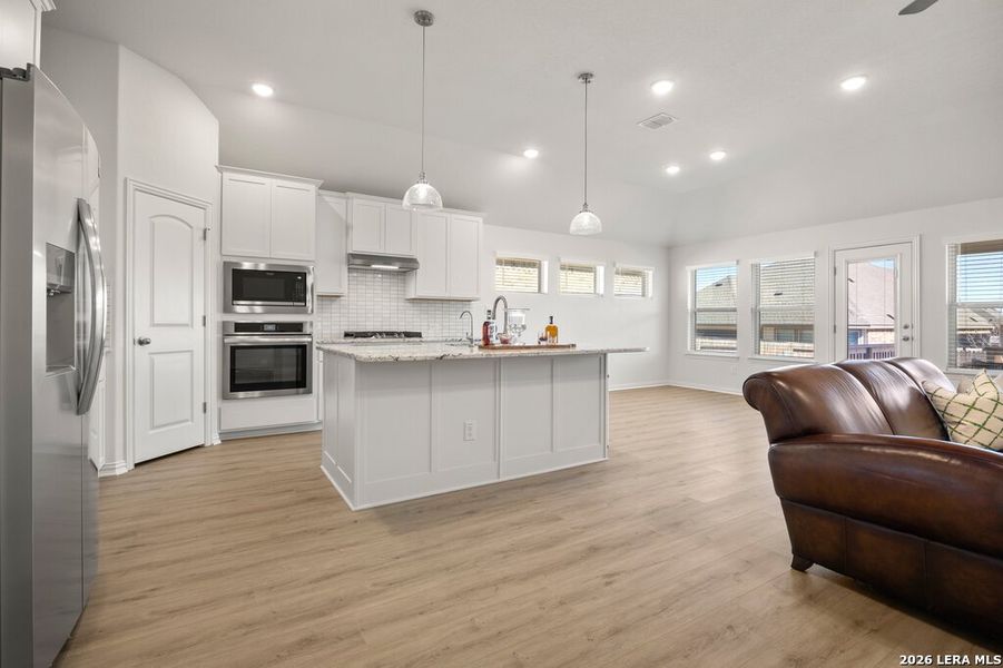 Furnished interior view inside a new home in Veramendi, New Braunfels (Image 6). Furnished interior view inside a new home in Veramendi, New Braunfels (Image 6).