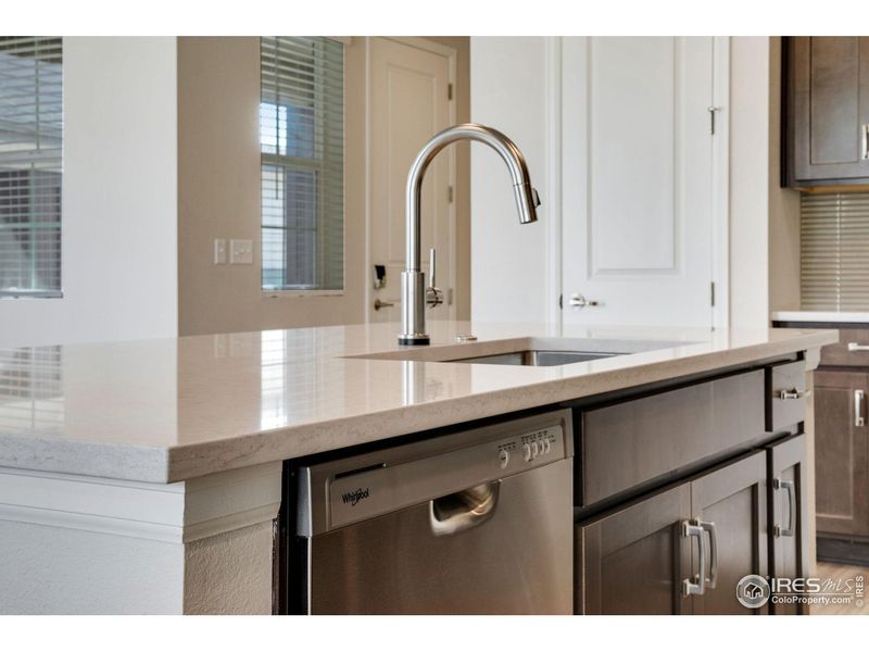 Close-up of interior finishes inside a home in Westside Crossing, Berthoud (Image 19).