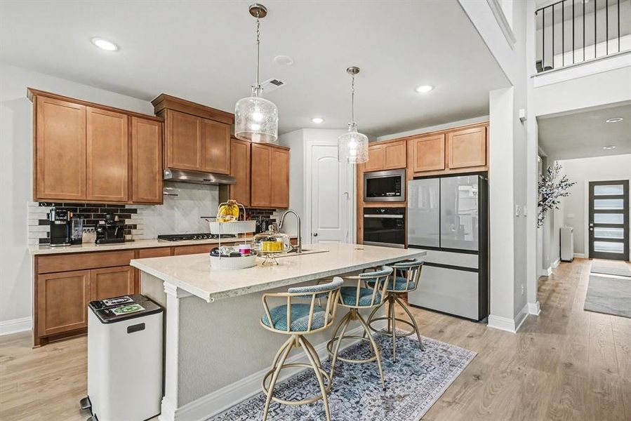 Furnished interior view inside a new home in Pecan Square, Justin (Image 13).