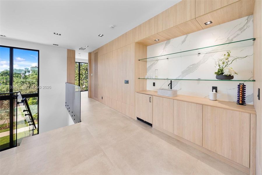 Furnished interior view inside a new home in , Miami (Image 39).