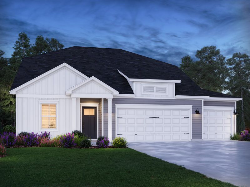 Representative exterior photo of a completed home built from the Manchester by Meritage Homes in Briarcreek - Bronze Series, Cane Ridge, TN (Image 11).