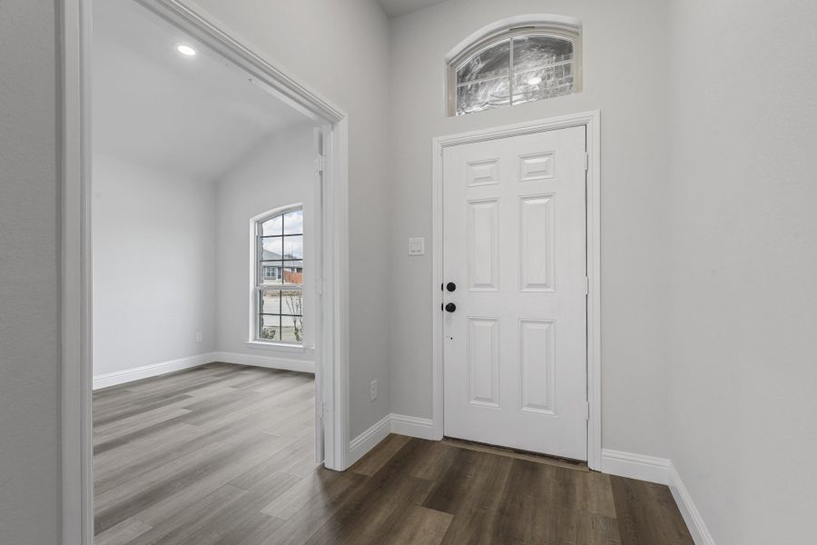 Representative unfurnished interior of a home built from the Devin by Cheldan Homes in Sunset Ridge, Keene (Image 24). Representative unfurnished interior of a home built from the Devin by Cheldan Homes in Sunset Ridge, Keene (Image 24).