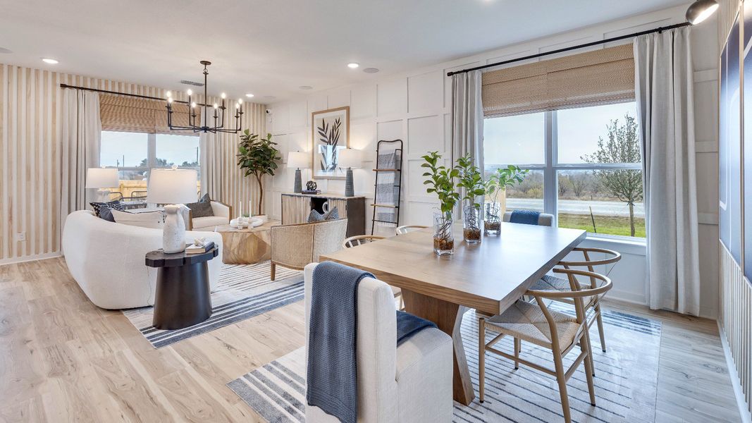 Model home photos of similar floorplans, not pictures of actual home.