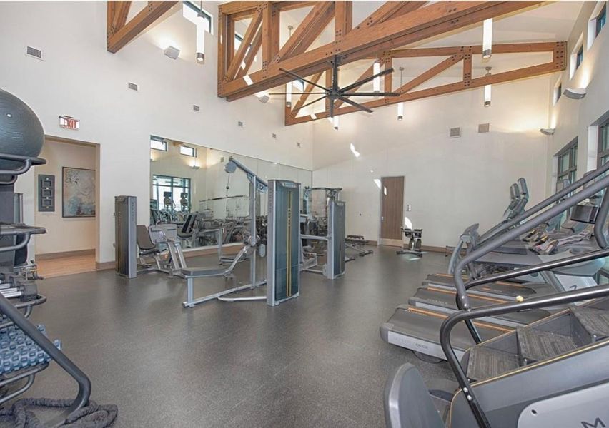 One of Two Fitness Centers