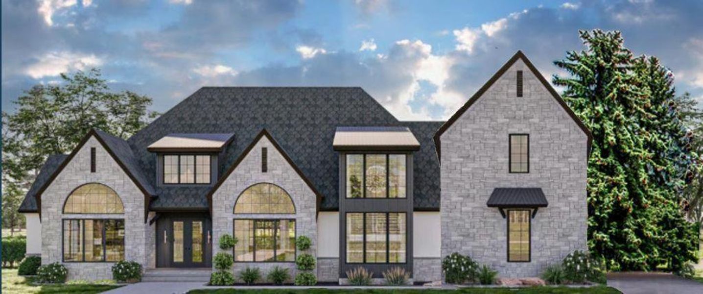 Front exterior of a new home in , Atlanta, GA, highlighting curb appeal (Image 1). Front exterior of a new home in , Atlanta, GA, highlighting curb appeal (Image 1).
