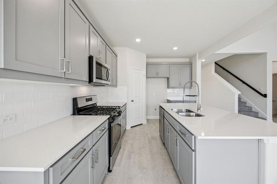 Furnished interior view inside a new home in Sicily, Princeton (Image 10).