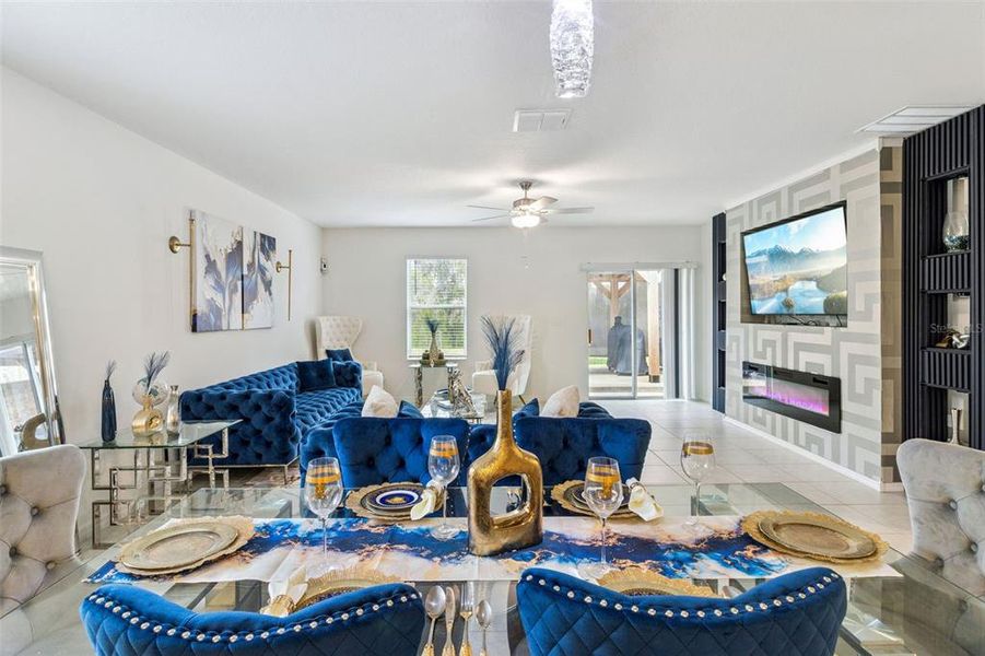 Furnished interior view inside a new home in , Lakeland (Image 7).