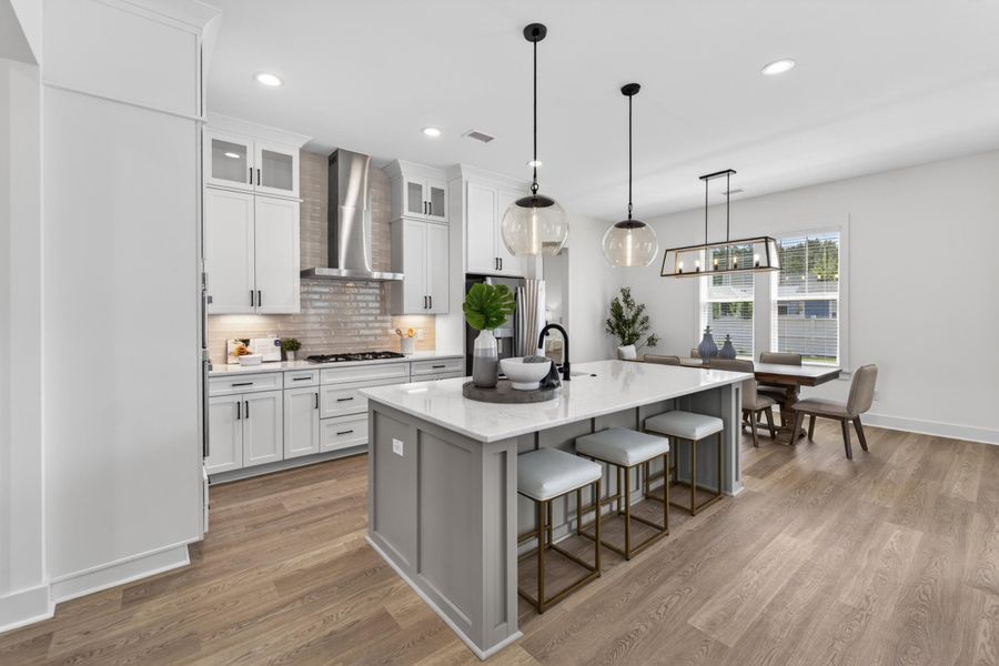Furnished interior view inside a new home in , Summerville (Image 12).