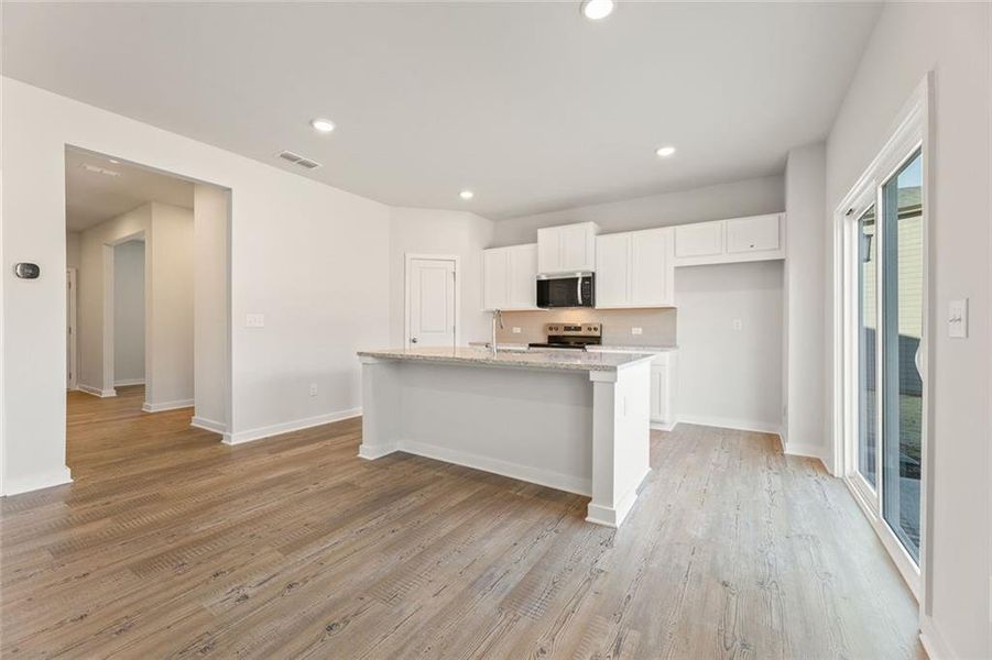 Furnished interior view inside a new home in Belleview Manor, Fairburn (Image 8).
