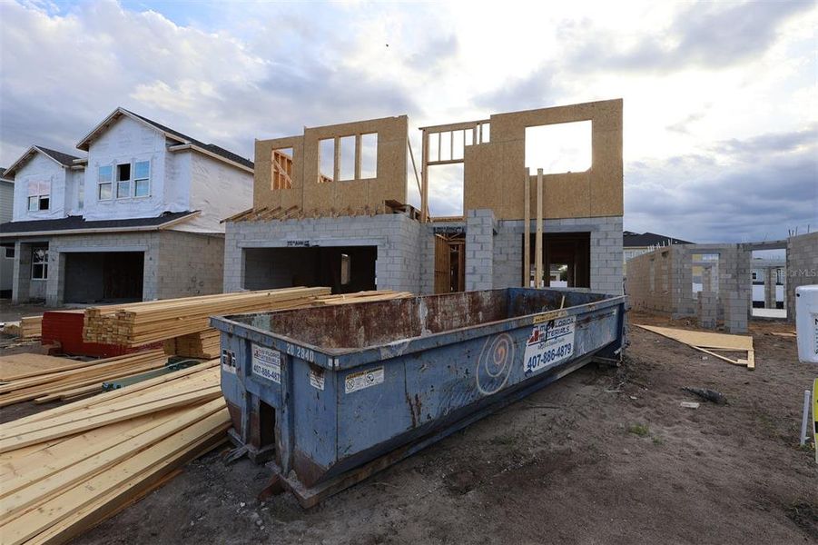 In-progress construction of a new home in Estates at Rivercrest, Sanford, FL (Image 6).