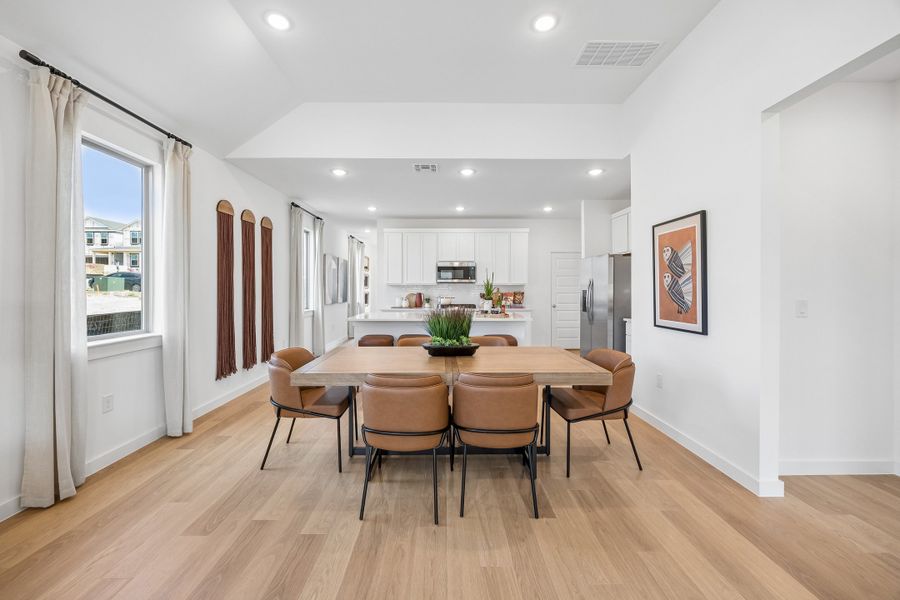 Dining Area in the Magnolia home plan by Trophy Signature Homes – REPRESENTATIVE PHOTO Dining Area in the Magnolia home plan by Trophy Signature Homes – REPRESENTATIVE PHOTO