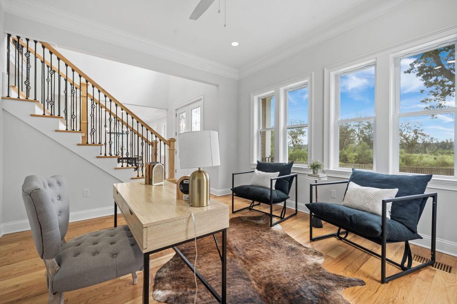 Furnished interior view inside a new home in , Summerville (Image 44). Furnished interior view inside a new home in , Summerville (Image 44).