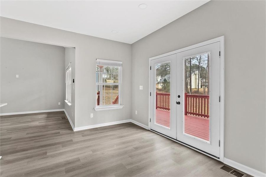 Spacious, unfurnished interior of a new home in , Stockbridge (Image 18).