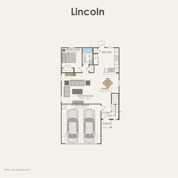 2D floor plan layout of this home in Decker Farms, Magnolia, TX (Image 4). 2D floor plan layout of this home in Decker Farms, Magnolia, TX (Image 4).