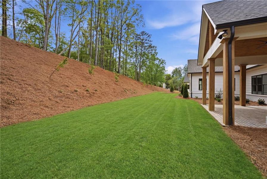 Exterior details and patio area of a home in , Cumming (Image 24). Exterior details and patio area of a home in , Cumming (Image 24).